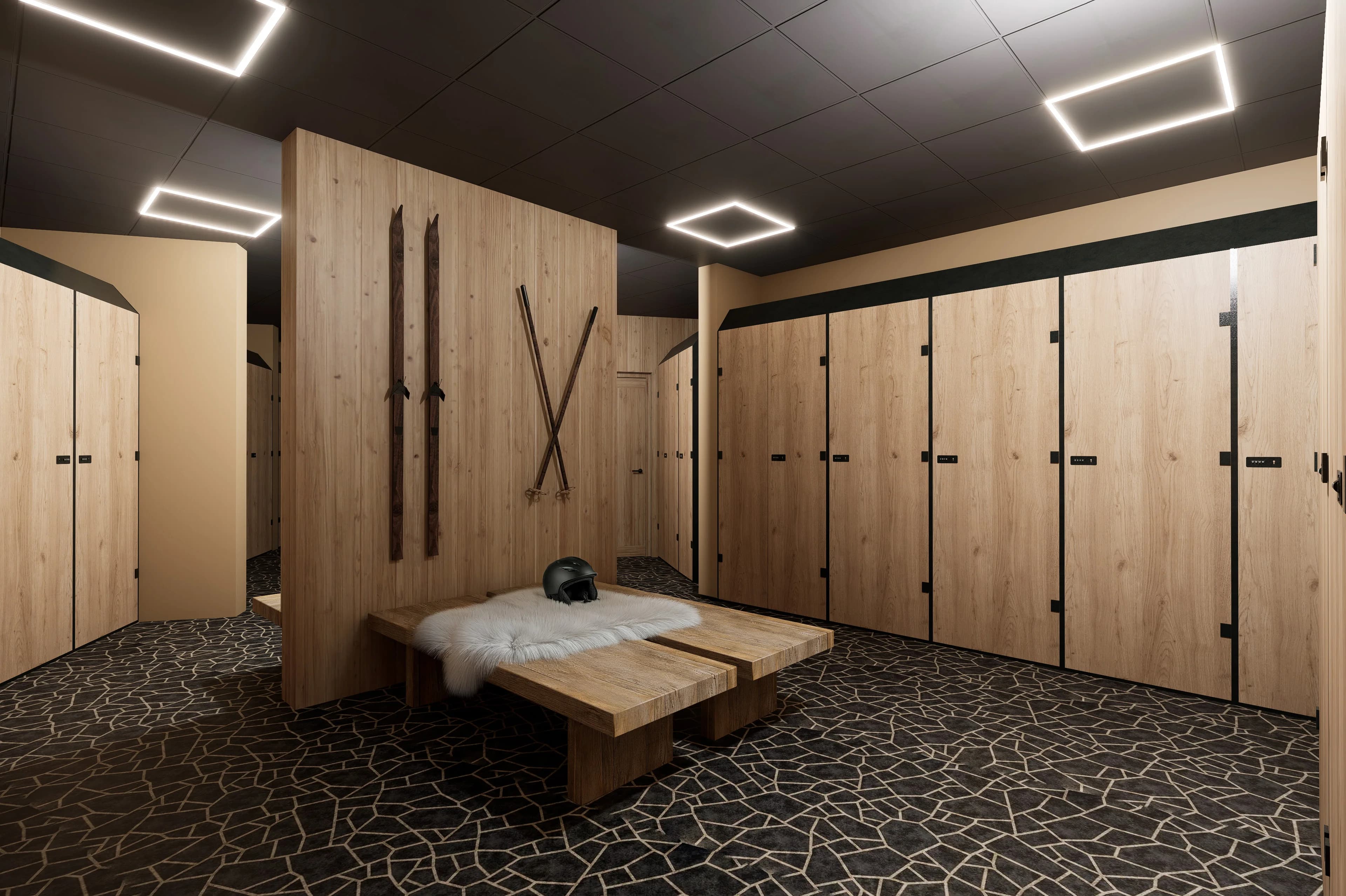 Ski-room – espace convivial